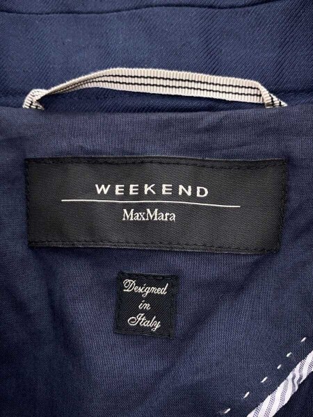 MAX MARA(マックスマーラ) / WEEKEND/リネン混2Bテーラードジャケット 