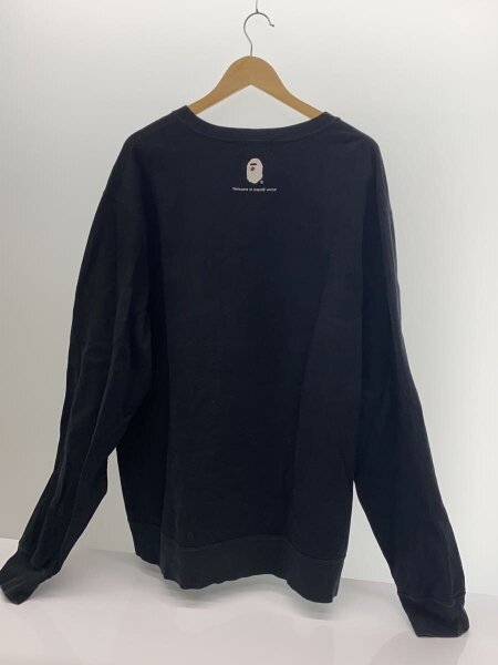 A BATHING APE / スウェット/3XL/コットン/BLK/001SWK251001M A BATHING APE(アベイシングエイプ) / スウェット/3XL/コットン/BLK
