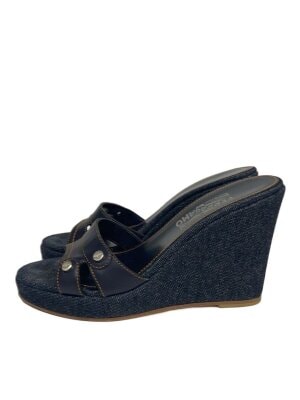 Salvatore Ferragamo(サルヴァトーレフェラガモ) / サンダル/UK5.5/BLU