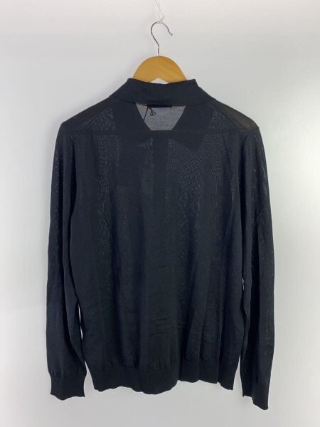 PRADA / ポロシャツ/52/シルク/BLK/DNA03HS00014HB PRADA(プラダ) / ポロシャツ/52/シルク/BLK/DNA03HS00014HB | 古着の