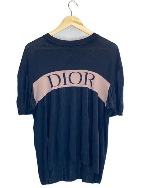 Dior HOMME(ディオールオム) / 半袖ニット/XL/カシミア/NVY 
