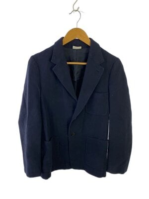 DRIES VAN NOTEN / 2Bテーラードジャケット/44/ウール/ネイビー/センターベント/本切羽 DRIES VAN NOTENのテーラードジャケット検索結果|古着・中古品の通販