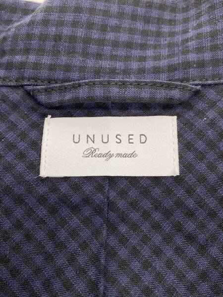 UNUSED(アンユーズド) / 25AW/GINGHAM CHECK BLOUS/ジャケット/2 