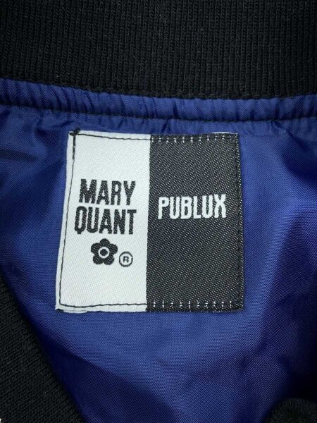 MARY QUANT(マリークワント) / スタジャン/L/ポリエステル/BLK/無地 MARY QUANT(マリークワント) / スタジャン/L/ポリエステル/BLK/無地