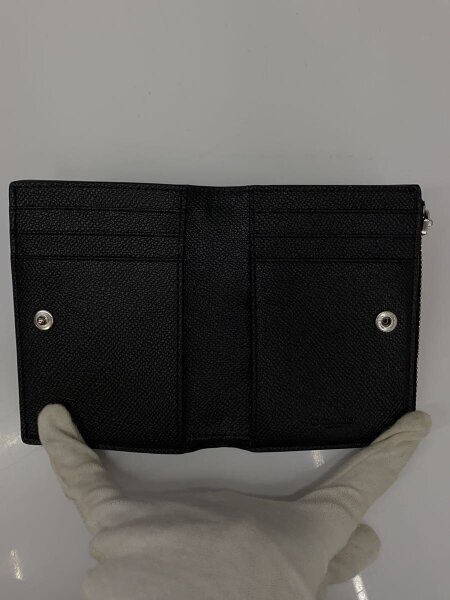 COACH(コーチ) / 2つ折り財布/レザー/BLK/無地/レディース/FCR983