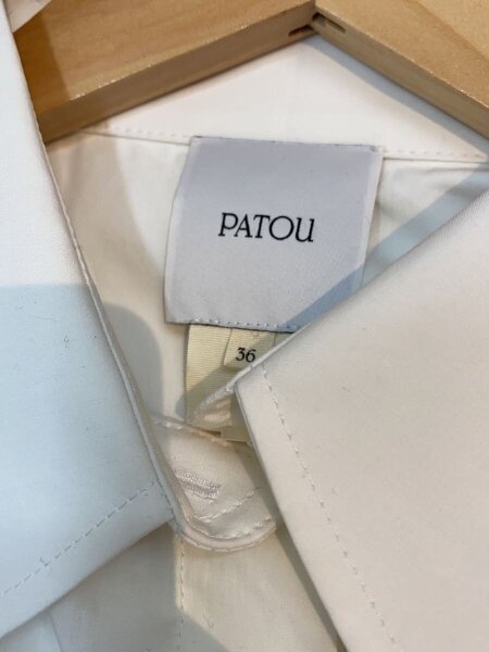 PATOU / 長袖シャツ/36/コットン/ホワイト/BL0130017006W PATOU(パトゥ) / 長袖シャツ/36/コットン/ホワイト/BL0130017006W
