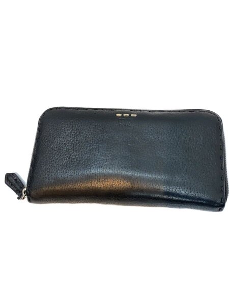 FENDI(フェンディ) / セレリア/長財布/レザー/ブラック/無地