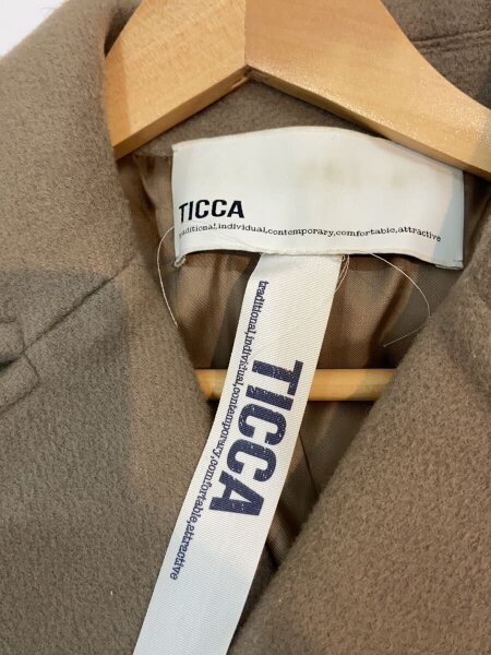 TICCA(ティッカ) / ピーコート/FREE/ウール/ベージュ/無地/0223410171