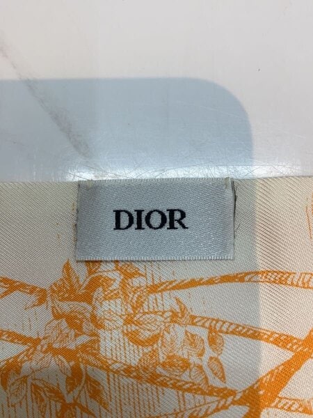 Christian Dior(クリスチャンディオール) / スカーフ/シルク/オレンジ