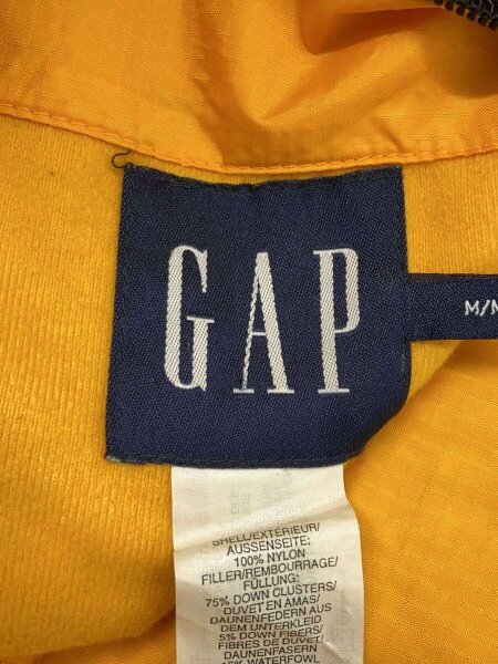 GAP(ギャップ) / ダウンベスト/M/ナイロン/YLW | 古着の販売・通販なら