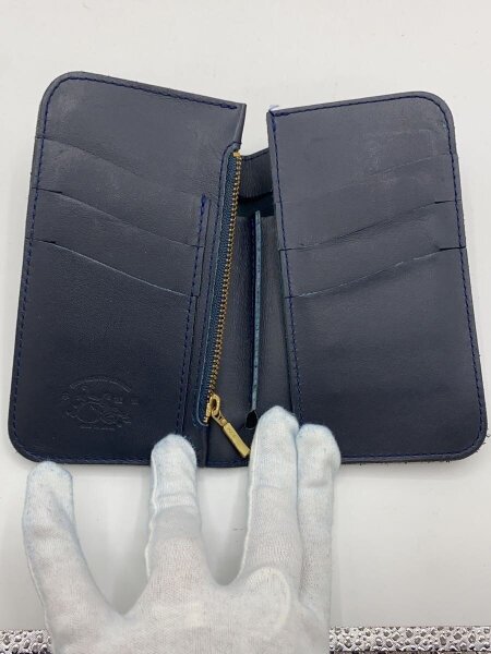 革蛸(カワタコ) / 2つ折り財布/レザー/NVY/無地/メンズ | 中古品の販売
