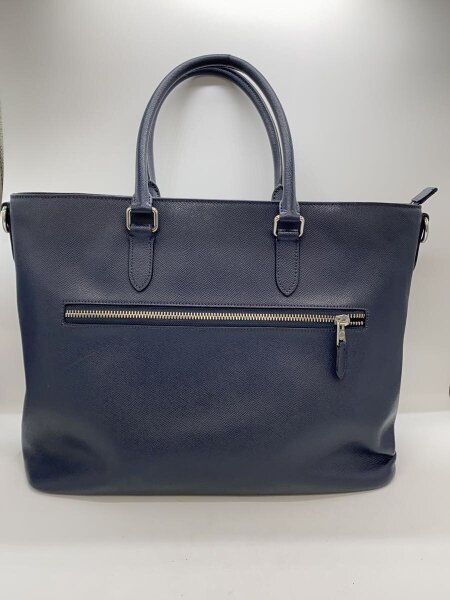 COACH(コーチ) / ベケット・ビジネストート/レザー/NVY/無地 | 中古品