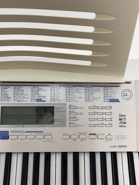 CASIO(カシオ) / LK-222 キーボード/LK-222/自動演奏/光るナビ/鍵盤数