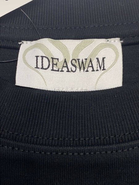 IDEASWAM(iDea)(イデアスワム) / ロゴTシャツ/S/コットン/BLK/無地