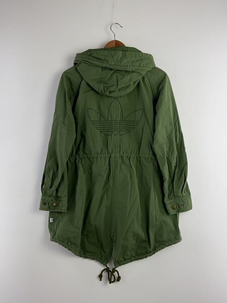 ご注文品 adidas(アディダス) / モッズコート/M/コットン/GRN/無地/F86410