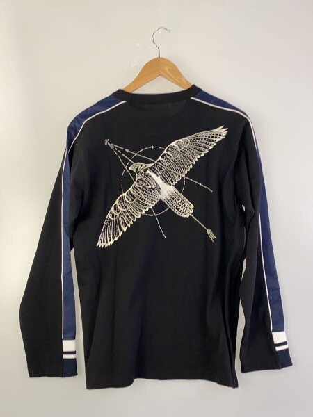 sacai(サカイ) / ×DR.WOO/刺繍サイドジップ長袖Tシャツ/1/コットン/BLK 