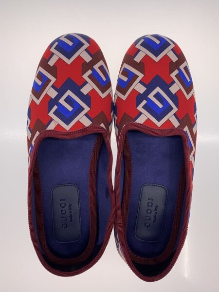GUCCI(グッチ) / ルームシューズ/シルク/ジオメトリック/Gプリント/36 