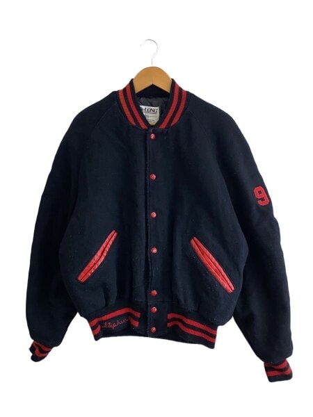 DeLONG(デロング) / スタジャン/46/ウール/BLK | 古着の販売・通販なら 