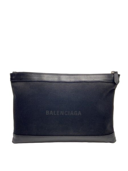 BALENCIAGA(バレンシアガ) / NAVY CLIP クラッチバッグ キャンバス