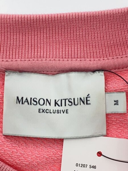 MAISON KITSUNE(メゾンキツネ) / スウェット/M/コットン/PNK/無地 