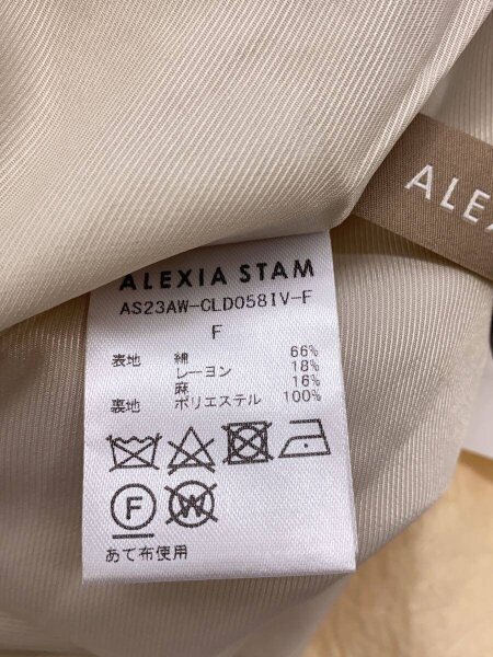 ALEXIA STAM(アリシアスタン) / キャミワンピース/FREE/コットン/IVO