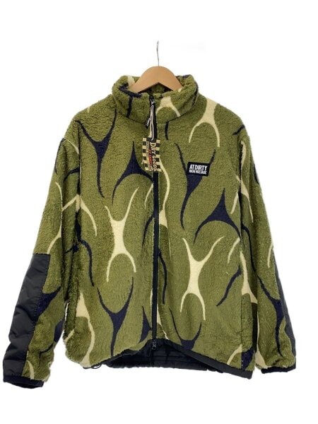 AT-DIRTY(アットダーティー) / フリースジャケット/L/ポリエステル/GRN