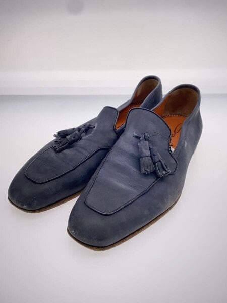 Santoni(サントーニ) / ローファー/--/BLU | 中古品の販売・通販なら 