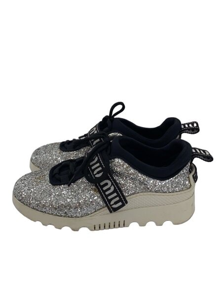 MIU MIU(ミュウミュウ) / ローカットスニーカー/36.5/SLV/グリッター