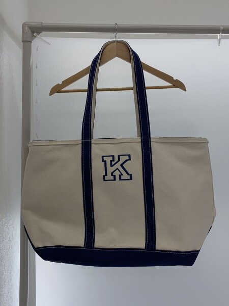 L.L.Bean(エルエルビーン) / BORT AND TOTE/ブルー/Lサイズ/K/ジップ有 