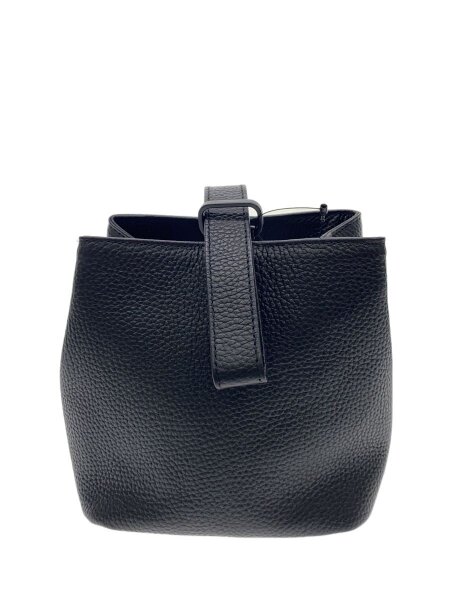 グ*5様 HushTug ハッシュタグ 巾着レザーバッグ ブラック HushTug(ハッシュタグ) / 巾着レザーバッグ/レザー/BLK// | 中古品の