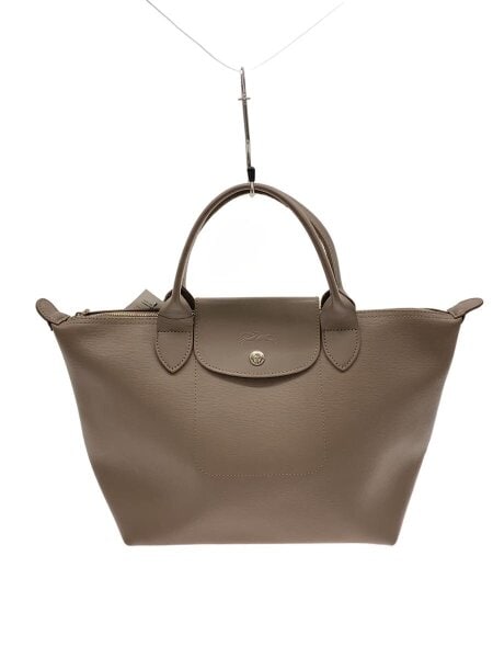 LONGCHAMP(ロンシャン) / ハンドバッグ/レザー/BEG/無地// | 中古品の 