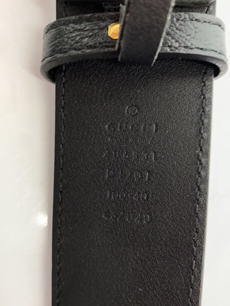 GUCCI(グッチ) / ダブルG/ベルト/レザー/BLK/メンズ/406331// | 中古品