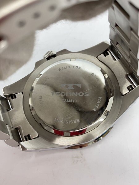 TECHNOS◇クォーツ腕時計/アナログ/GRN/SLV/TSM419// 商品情報カテゴリ