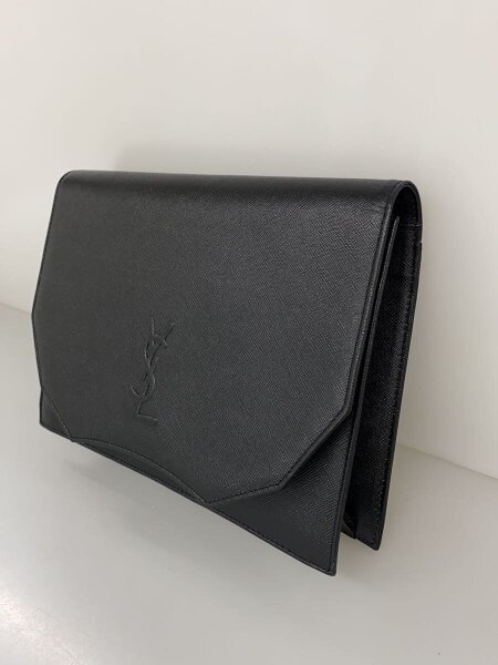 YVES SAINT LAURENT(イヴサンローラン) / クラッチバッグ/--/BLK/無地