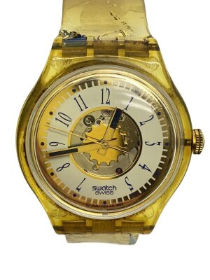 新品未使用Swatch CHRONONEROクロノグラフ クォーツ腕時計 本体 稼働 