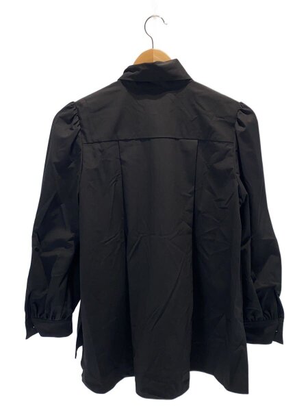 BLENHEIM(ブレンヘイム) / 日本製/長袖ブラウス/XS/レーヨン/BLK/U343 