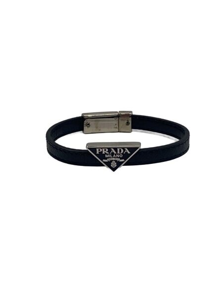 PRADA(プラダ) / ブレスレット/レザー/BLK/メンズ/2IB286// | 中古品の