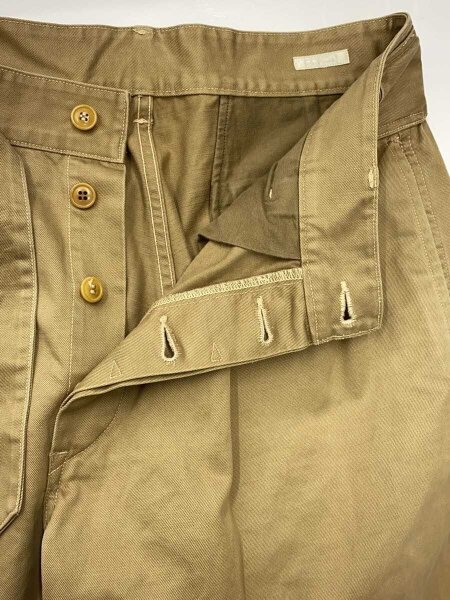 COMOLI(コモリ) / 16SS/ベルテッドチノパンツ/ストレートパンツ/1