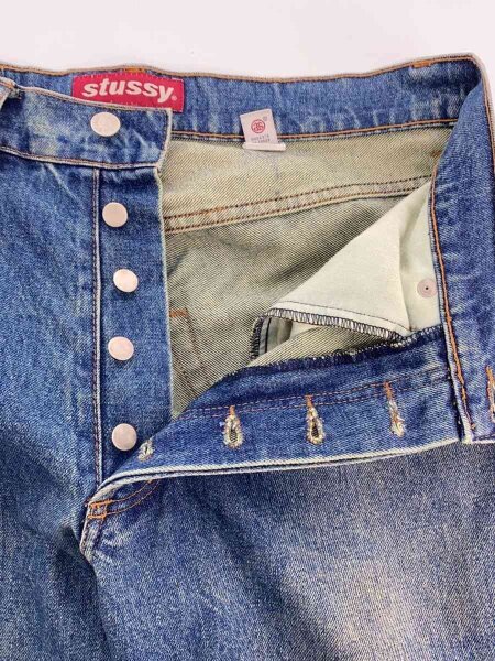 STUSSY(ステューシー) / 90s/USA製/ストレートパンツ/32R/デニム/IDG