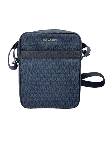美品 マイケルコース ショルダーバッグ メンズ MK柄　値下げ不可 MICHAEL KORS(マイケルコース) / ショルダーバッグ/--/NVY/総柄
