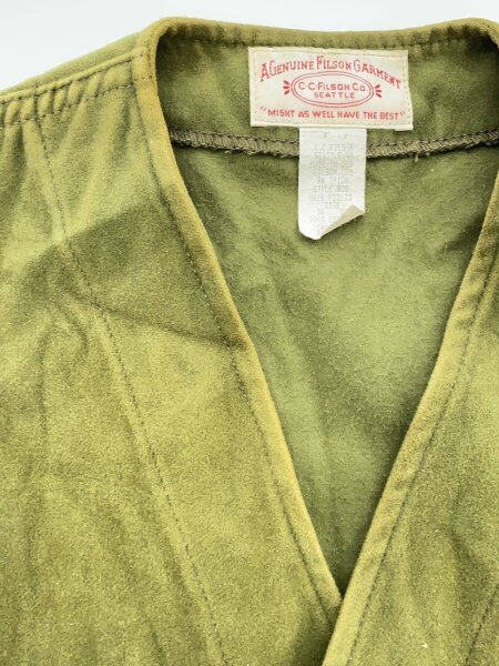 FILSON(フィルソン) / 60s/70s/モールスキン/ベスト/36/コットン/GRN 