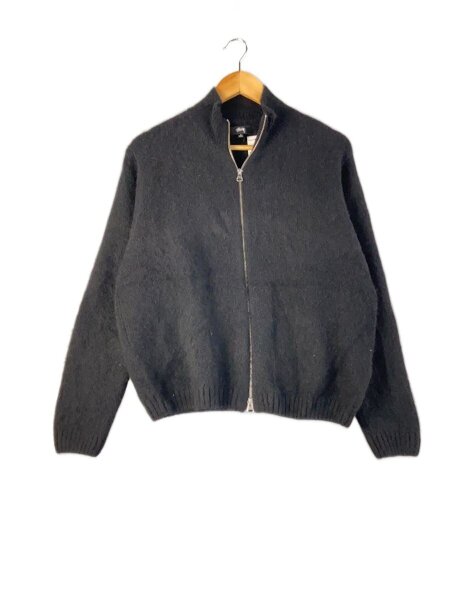STUSSY(ステューシー) / Full Zip Brushed Merino Sweater//ウール/BLK