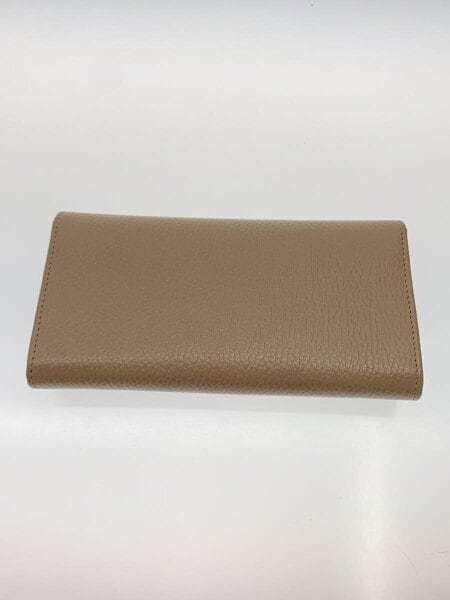 GUCCI(グッチ) / 長財布_GGマーモント/レザー/BEG/レディース | 中古品