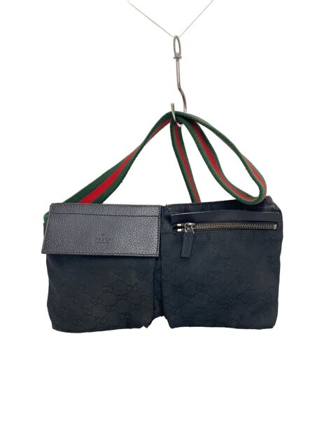 GUCCI(グッチ) / ウエストバッグ_GGキャンバス/キャンバス/BLK | 中古