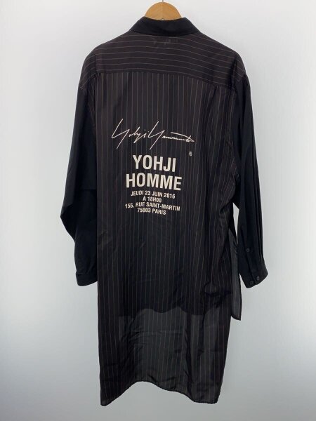 YOHJI YAMAMOTO(ヨウジヤマモト) / 長袖シャツ/--/--/BLK/ストライプ 