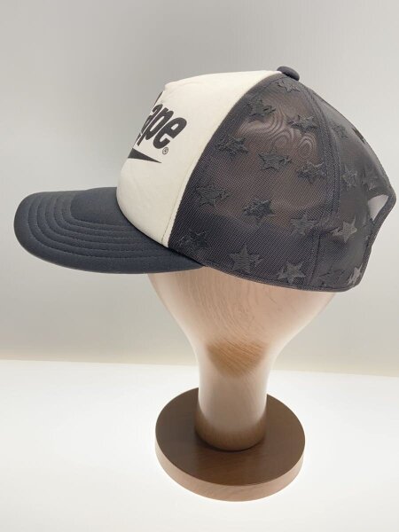 A BATHING APE(アベイシングエイプ) / メッシュキャップ/--/ファー/BLK