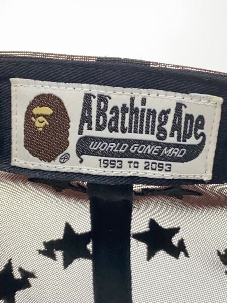 A BATHING APE(アベイシングエイプ) / メッシュキャップ/--/ファー/BLK