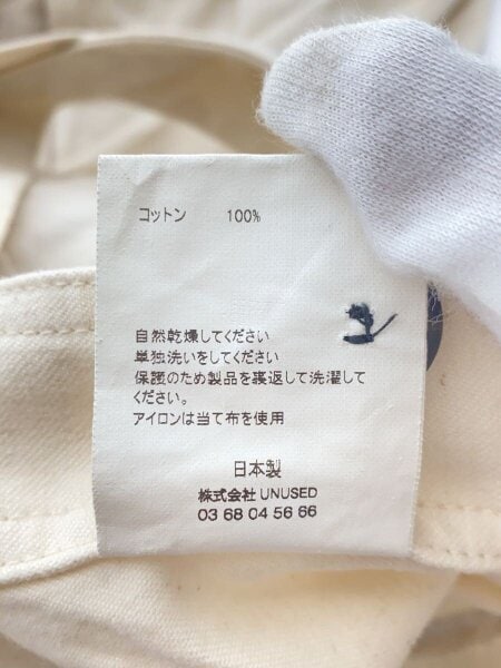 UNUSED(アンユーズド) / オーバーオール/1/コットン/CRM/UW0909