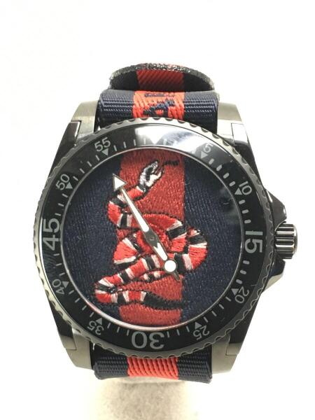 男女兼用　GUCCI グッチ 腕時計 クォーツ　ユニセックス　稼働　紺　ネイビー GUCCI（グッチ） 【2年保証】グッチ 時計 レディース メンズ シンク