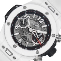 ウブロ ビッグ・バン ウニコ ホワイト セラミック 411.HX.1170.RX